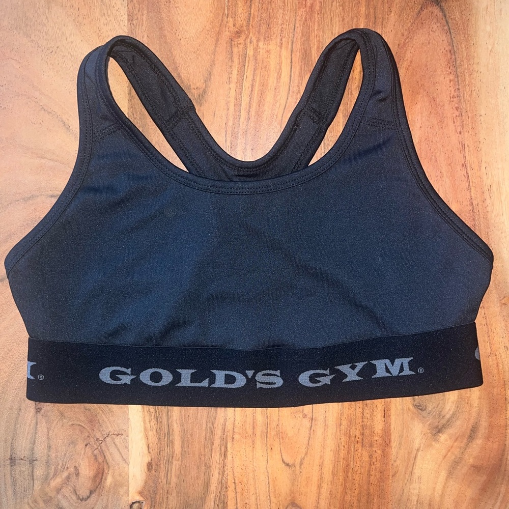 Original Golds Gym Sports Bra | Black | Medium